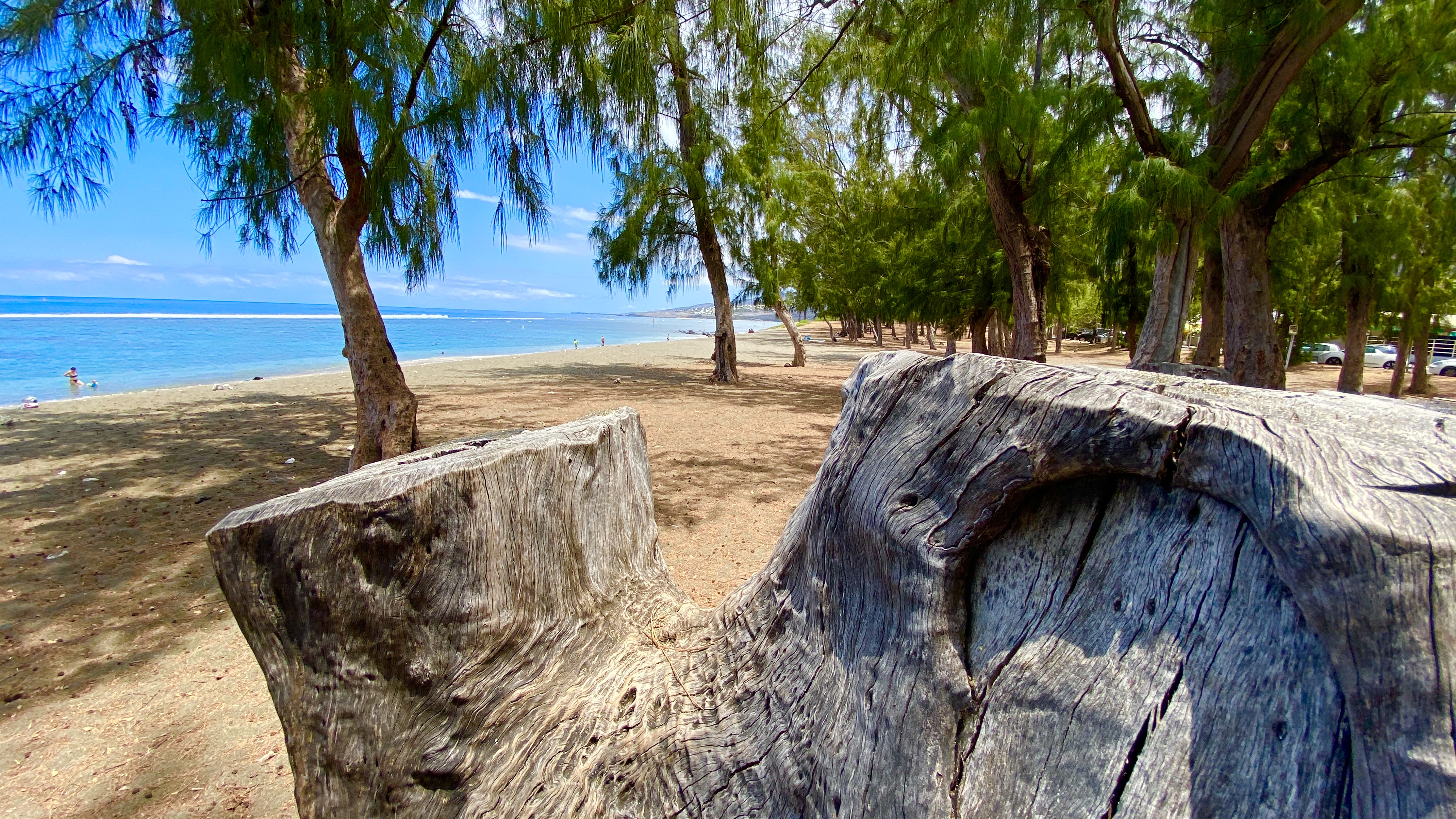 plage du centre à Saint-Leu