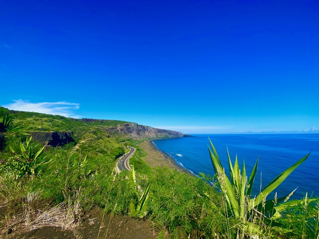 point de vue depuis le cap lahoussaye de saint paul