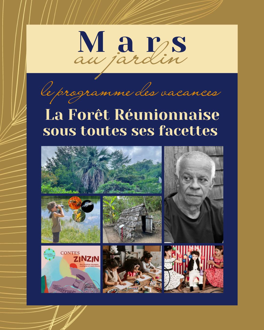 PROGRAMME VACANCES JARDIN BOTANIQUE MASCARIN 