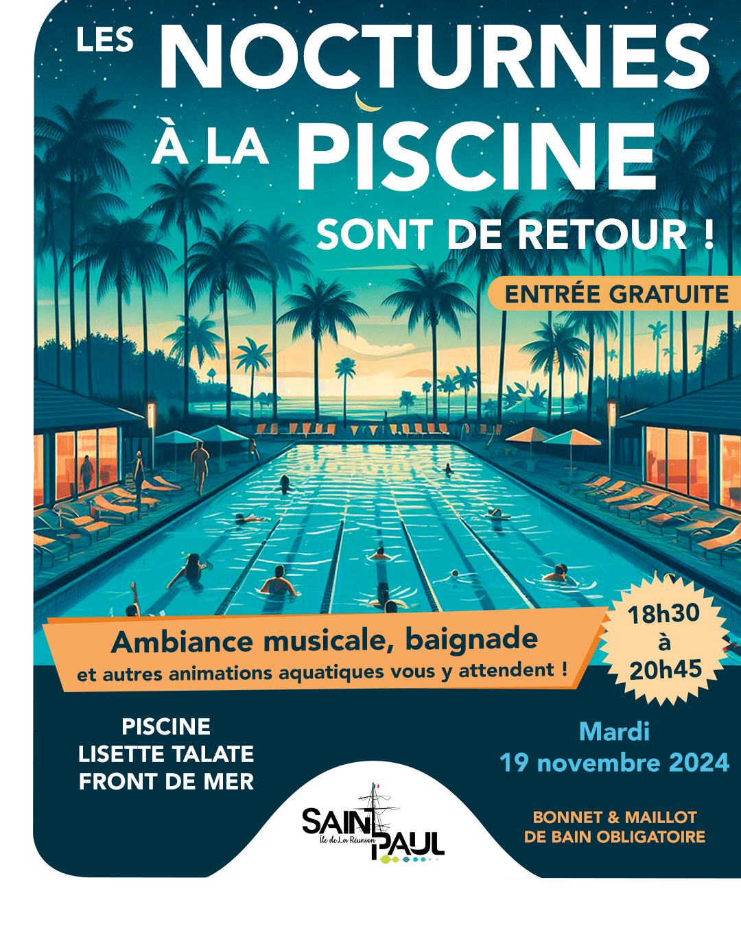 NOCTURNES À LA PISCINE