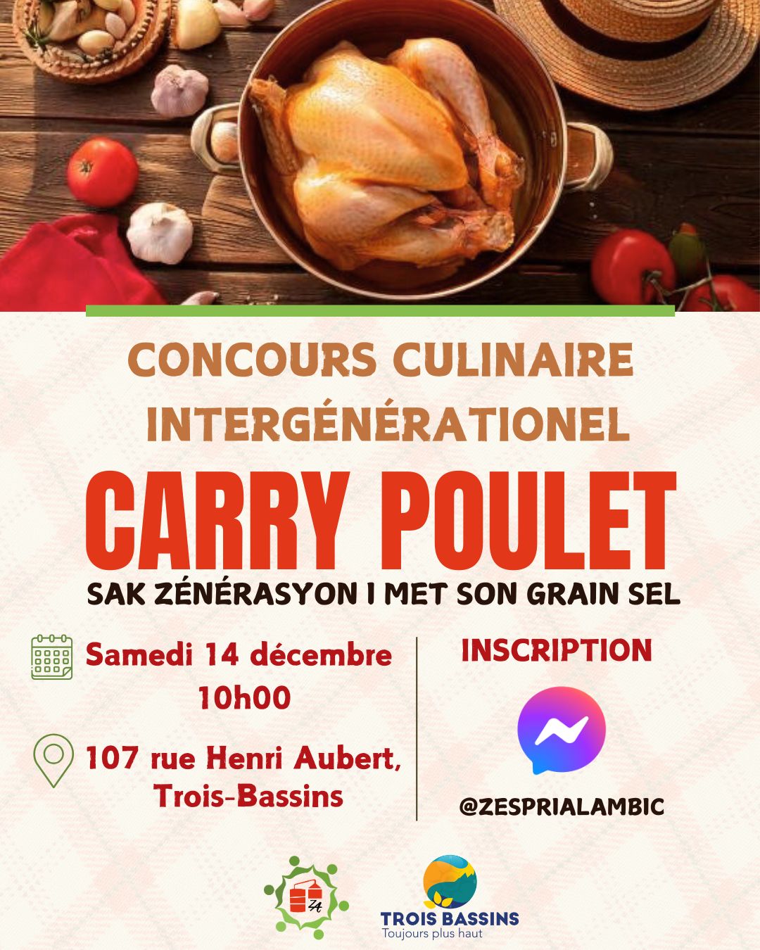 CONCOURS CULINAIRE ITERGÉNÉRATIONNEL