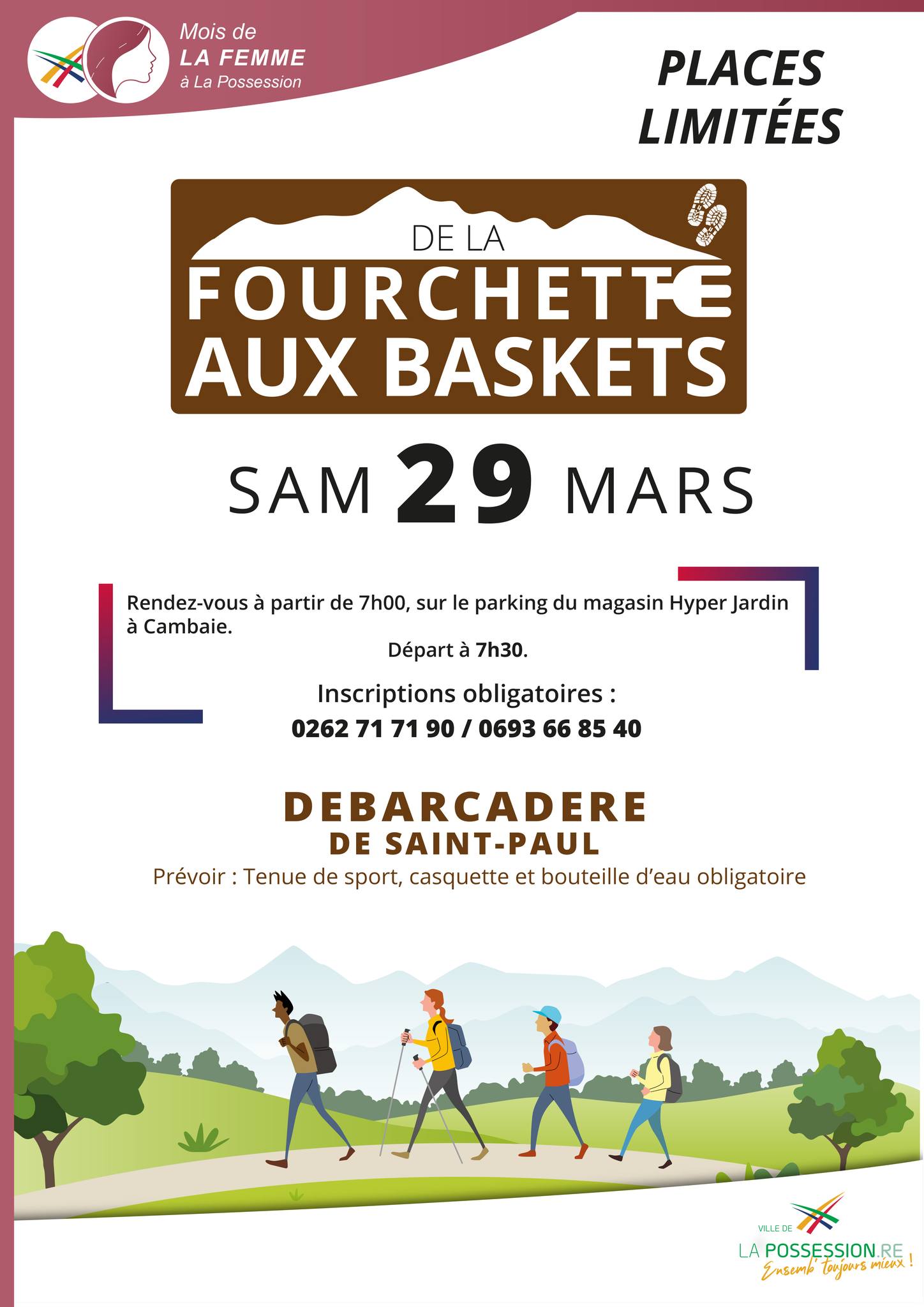 DE LA FOURCHETTE AUX BASKETS